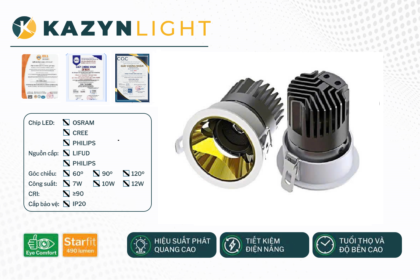 Âm trần Sportlight LION - KZ023CV